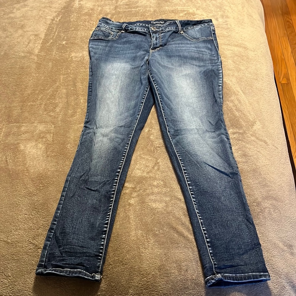 Medium Wash Maurices Skinny Jean 20W